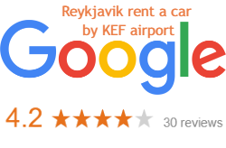 Reykjavik rent a car Google reviews by Reykjavik KEF airport